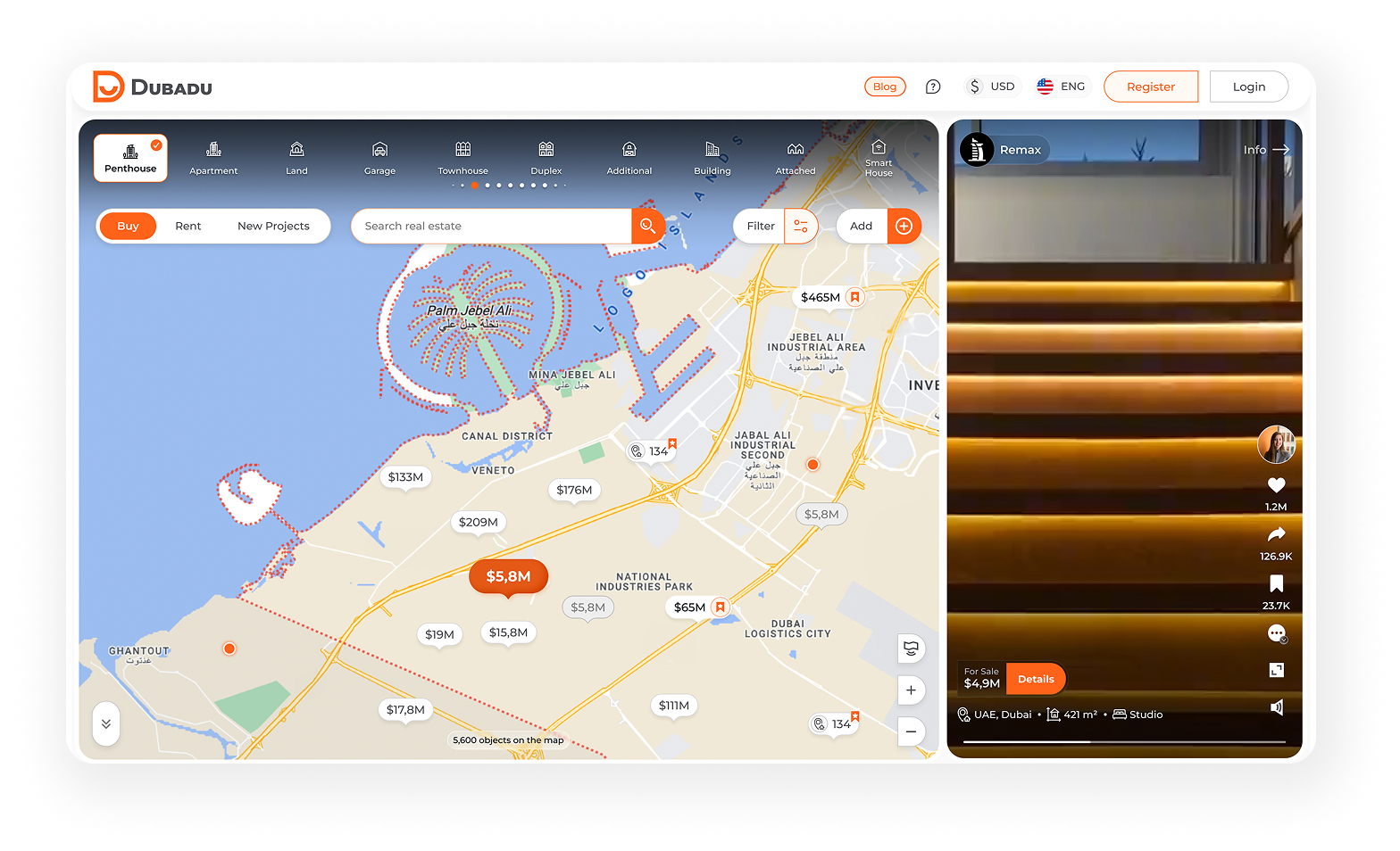 Dubadu Platform Screenshot